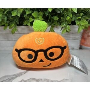 Animal Adventure Pumpkin Halloween‎ Plush Stuffed Animal Toy Glasses Fall Orange